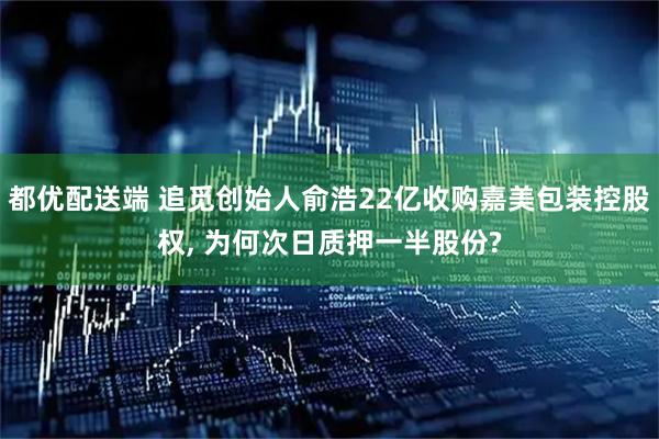 都优配送端 追觅创始人俞浩22亿收购嘉美包装控股权, 为何次日质押一半股份?